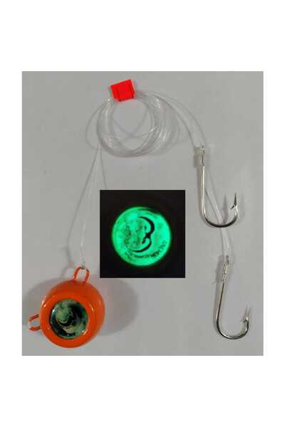 hobim Melek Gözü Büyük Balık Takımı (AKYA - ORKİNOS- SİNARİT - FANGRI - GRIDA VS) UV FOSFOR 200 GR TURUNCU