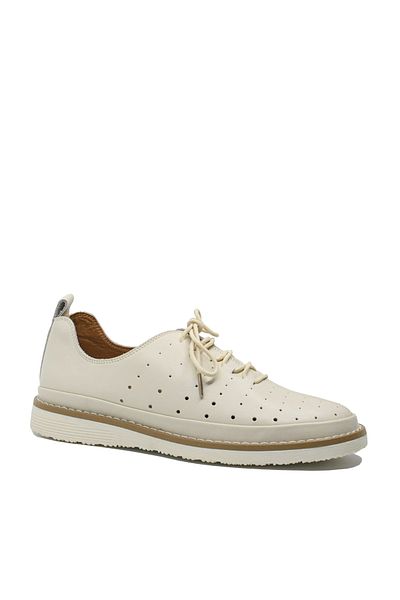 PASS Collection Pantofi casual Pass Collection, bej din piele naturală cu perforații