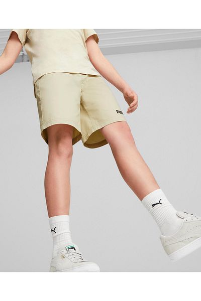 Puma ESS+ Granola Shorts - Beige