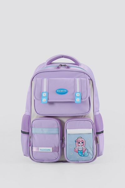 ÇÇS Waterproof Fabric Children's Multi-Eye Orthopedic Backpack School Bag 51919