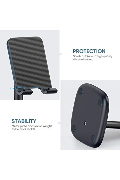 Bibilel Desk Stand, Aluminum, T417, Black