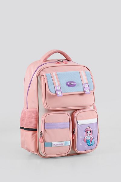 ÇÇS Waterproof Fabric Children's Multi-Eye Orthopedic Backpack School Bag 51919
