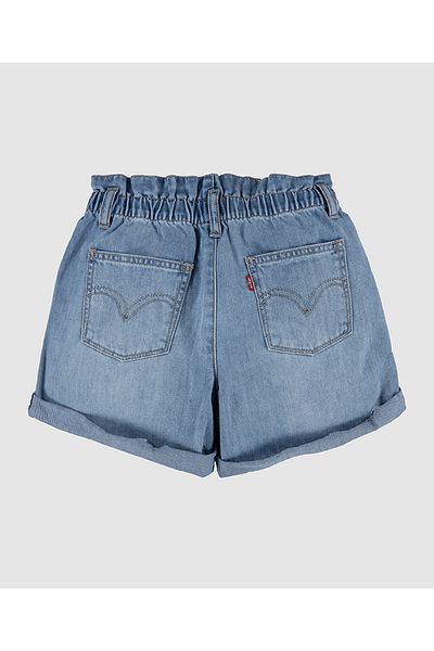 Levi's ® High Rise Scrunchie Shorts-Blue
