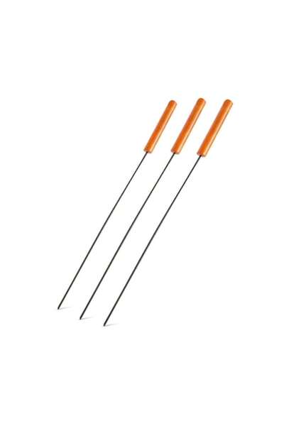 CLICK Set 3 Frigarui Drepte pentru Gratar, Barbeque, 49,5cm