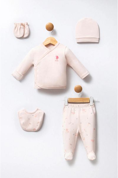 U.S. Polo Assn. U.S. Polo Assn. Baby Girl 5-Piece Zibin Set