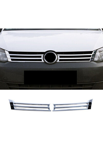 ueskrom Vw Caddy Krom Ön Panjur 2010-2014 Paslanmaz Çelik