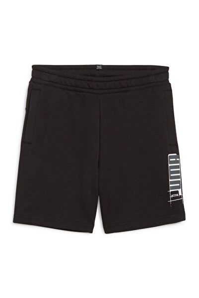 Puma ESS+ Logo Lab Shorts - Black