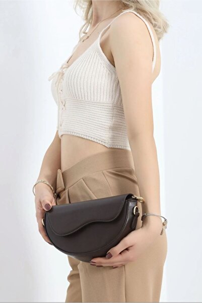 FLARF Strap shoulder bag coffee