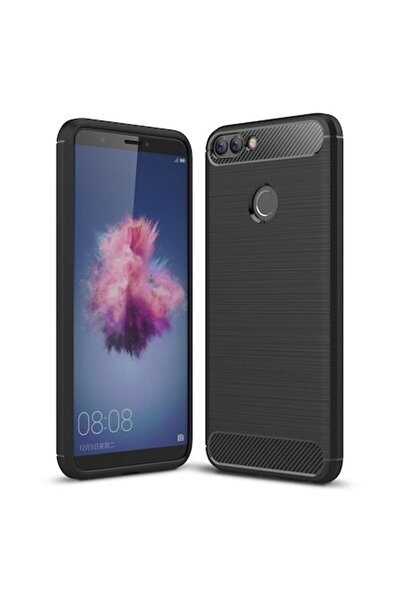 OEM Carcasă pentru Huawei P Smart, poliuretan, neagră