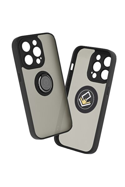 OEM Carcasă pentru iPhone 14 Pro, Glinth, Metal, Negru