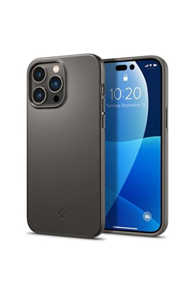 Spigen Husa pentru iPhone 14 Pro, Thin Fit, Gunmetal