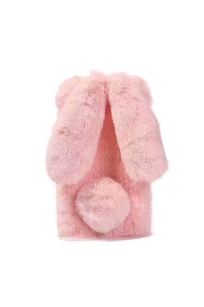 SOHO Carcasă Plush Bunny compatibilă cu Samsung Galaxy A73 5G, roz