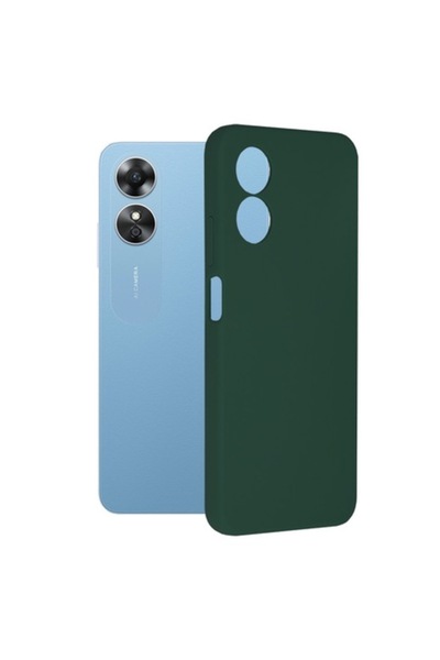 OEM Husă de protecție pentru Oppo A17, Xtreme Armor, Soft Edge Silicon Flex, Verde închis