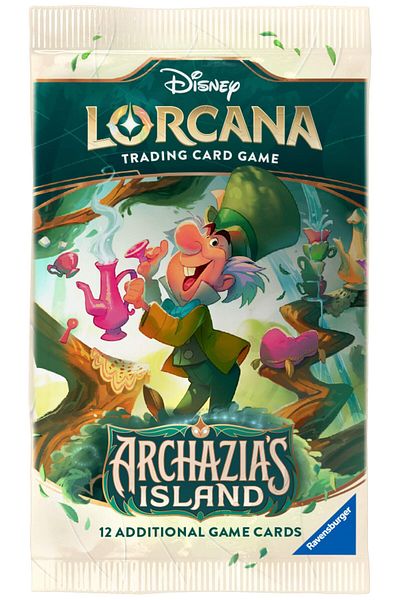 RAVENSBURGER Disney Lorcana Booster Pack (12 Cards) - Trading Card Game Archazias Island Booster Pack