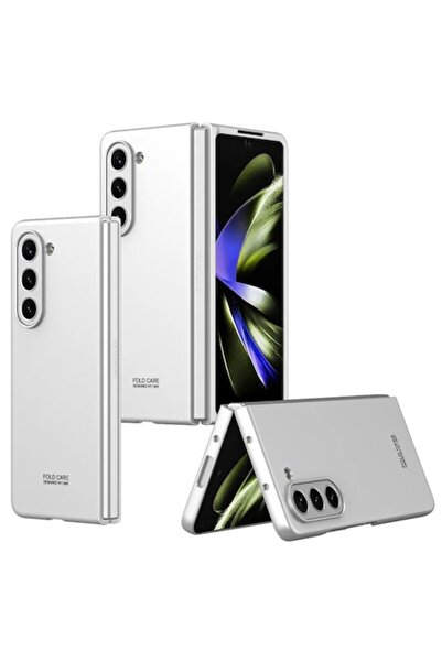 OEM Carcasă de înaltă protecție pentru Samsung Galaxy Z Fold5, rezistentă la impact, B1126, plastic termorezistent, argintie