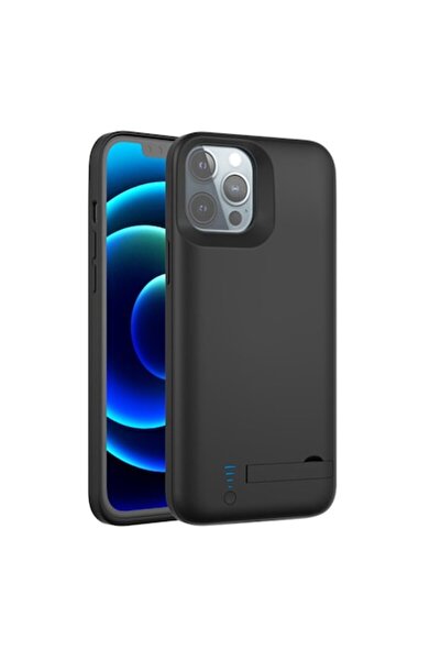 OEM iPhone 13 Pro Case with 5000mAh Battery, Metal, Black