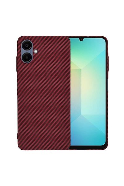 AXIO Case for Samsung Galaxy A06, Q53, Polycarbonate, Red