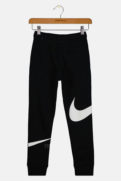 Nike Kids Boy Standard Fit Outdoor Sweatpants, Black