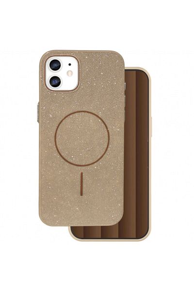 AXIO Husa MagSafe Pentru Apple iPhone 11 Glitter Thin Mag Maro