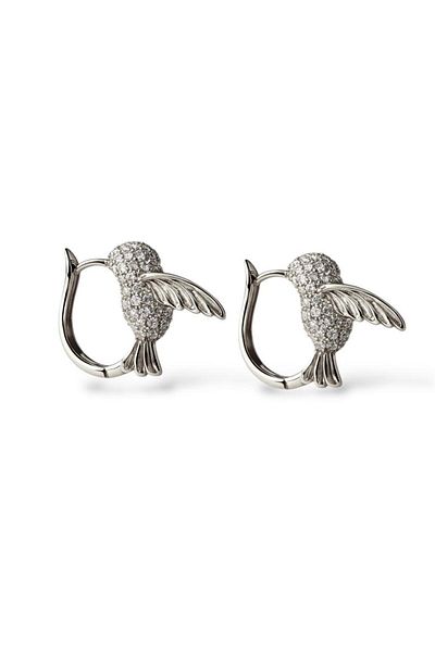 neslyaccessories Retro Birde - Bird Detailed Hoop Earrings