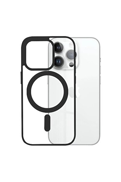 OEM Θήκη για iPhone 14 Pro, Techsuit MagSafe Pro, Μαύρη