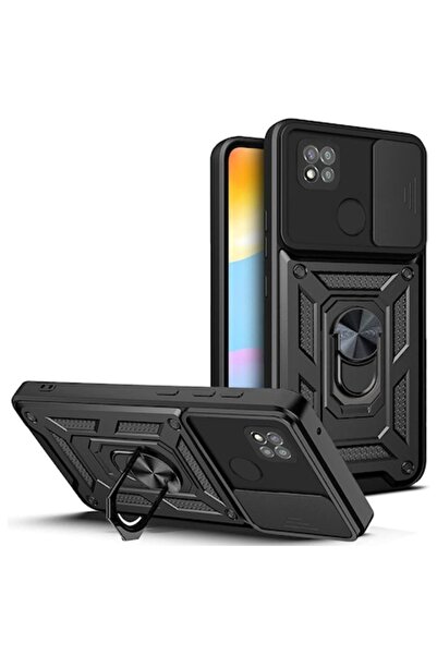 AXIO Husă de telefon pentru Xiaomi Redmi 9C/Redmi 9C NFC, P35, poliuretan, negru