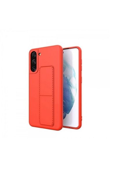 OEM Protective Case for Samsung Galaxy S21, Silicone, Red