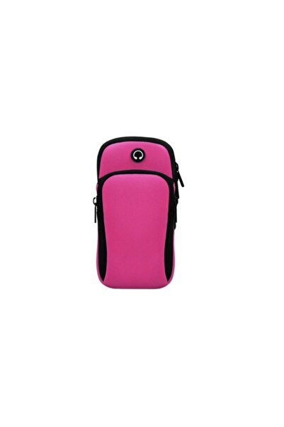 OEM Husă de protecție cu bandă de braț pentru telefon, chei și căști, roz