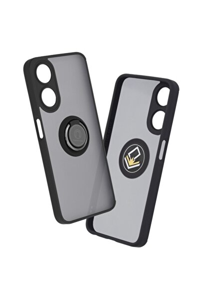 Rao Συμβατό με Oppo A58 5G/A78 5G, Προστασία, Glinth, H40, Μέταλλο, Μαύρο