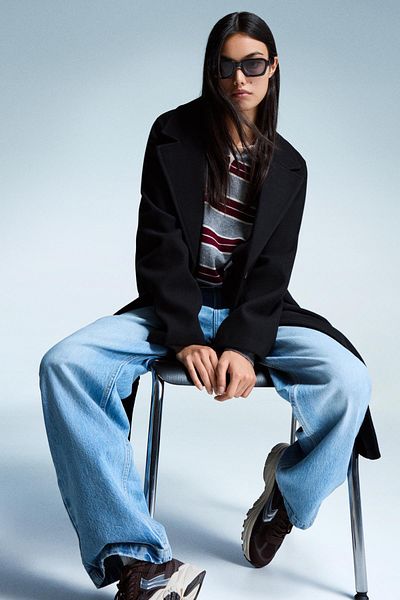 Bershka Long soft coat