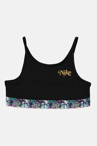 Nike Kids Girl Non Padded Training Sports Bra, Black