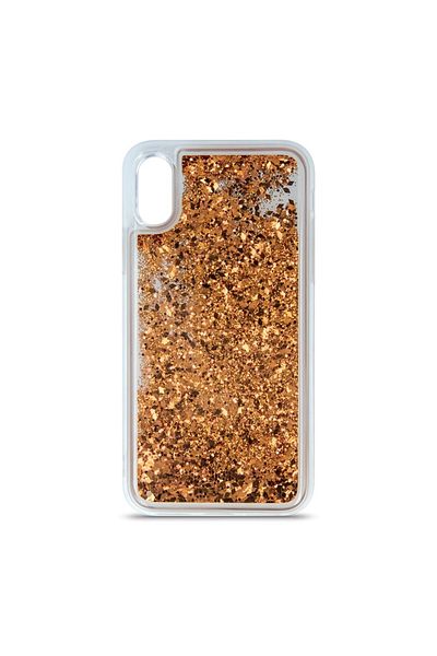 Bibilel Liquid Sparkle Protective Case for Samsung Galaxy A72 5G, Gold