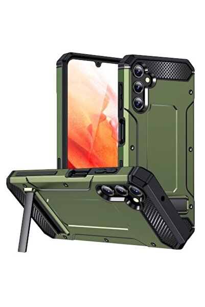 OEM Carcasă pentru Samsung Galaxy A14 4G/A14 5G, Hybrid Armor Kickstand, M658...