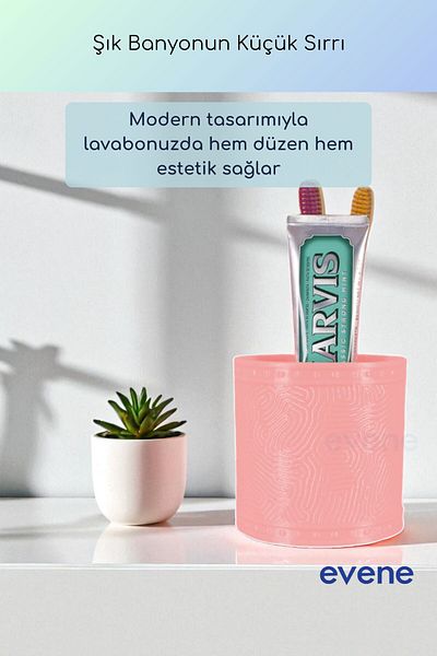 Evene Θήκη οδοντόβουρτσας Βάση οδοντόβουρτσας Βάση οδοντόβουρτσας Ανοιχτό ροζ Χρώμα Μοντέλο 82