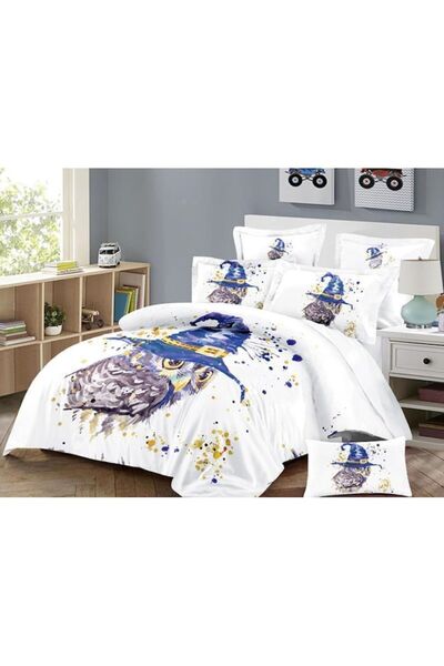 OEM 6-piece Bedding Set, Finet Fabric, Wizard Owl Design, Multicolor