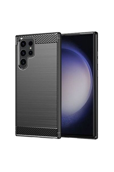 OEM Protective Case for Samsung Galaxy S23 Ultra, Impact Safe, Thermoresistant Plastic, Intense Darkness