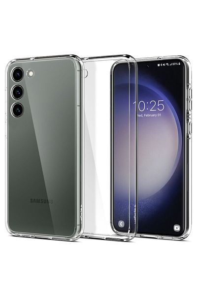 OEM High-Protection Case for Samsung Galaxy S23 Plus, Ergonomic, B2078, Thermoresistant Plastic, Crystal