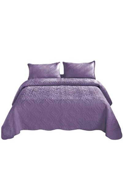 OEM Cuvertură dublă și 2 fețe de pernă, model Grofat, Uni, 3 piese, 230x250cm...