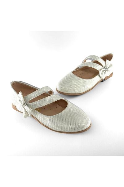 İzmir BDK Butik Side Bow Girls' Ballerina Shoes