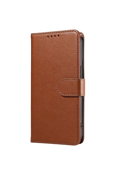 Techsuit Husa pentru Samsung Galaxy S25 Plus, J40, Piele ecologica, Brown