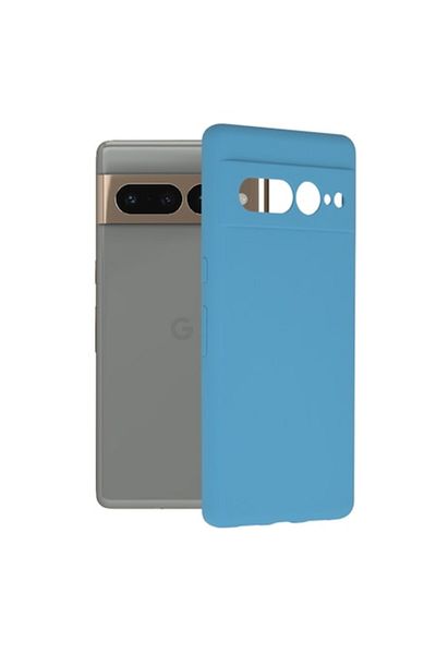 OEM Husă de protecție din silicon pentru Google Pixel 7 Pro, albastră