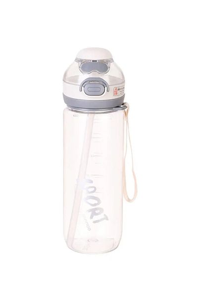 Bisbell Water Bottle With Straw 610Ml, Non-Toxic BPA Free, Fast Flow ,For Sports and School,BB2612