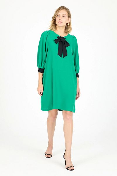 jenisse 5J255503 Crepe Scarf Dress B.Green
