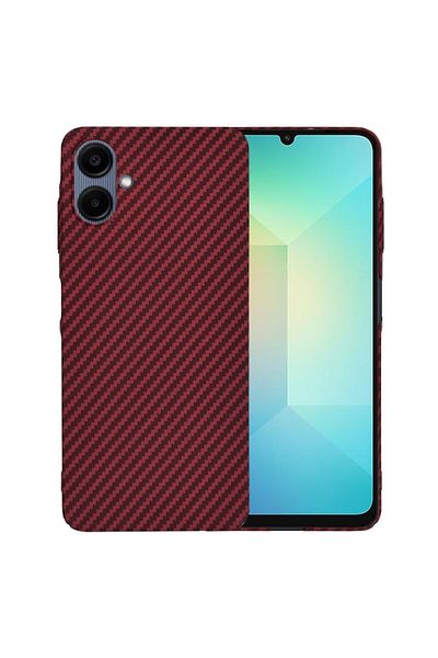 AXIO Case for Samsung Galaxy A06, Q53, Polycarbonate, Red
