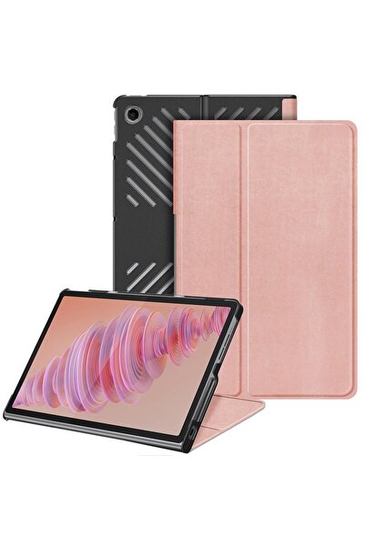 Rao Husă pentru tabletă compatibilă cu Lenovo Tab Plus, FoldPro, N66, Nano Fiber, roz