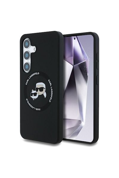 Karl Lagerfeld Phone case for Samsung Galaxy S25, O41, Polyurethane, Black