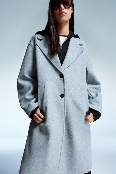 Bershka Long soft coat