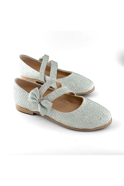 İzmir BDK Butik Side Bow Girls' Ballerina Shoes