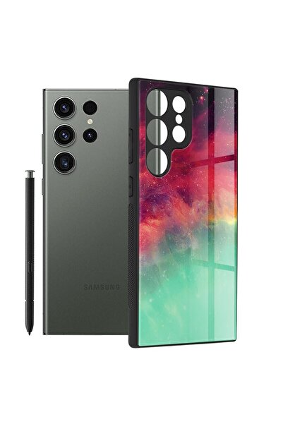 OEM Husa pentru Samsung Galaxy S23 Ultra, Policarbonat, Fiery Ocean