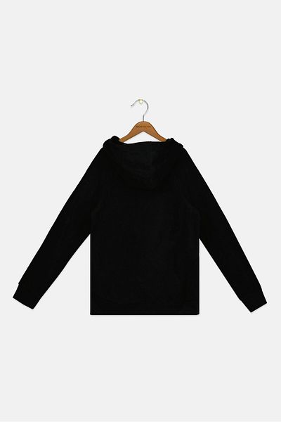 Nike Kids Girl Sportswear Fit Long Sleeves Outdoor Sweatshirt, Black